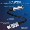thumbnail image 2 of Adaptador Lightning a 3,5 mm, adaptador de auricular para iPhone gris Ormromra CZDZ-ZH79, 2 of 7