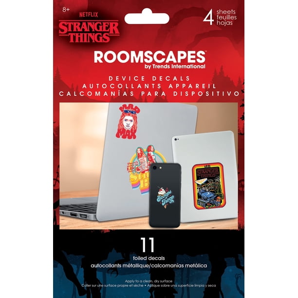 Calcomanías para dispositivos Trends International Netflix Stranger Things (paquete de 11)