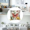 thumbnail image 5 of BANET Flower Decorative Set of 2 Throw Pillows Pillowcases Cushion Covers for Couch Bed Sofa Chair Home Decor 20x20in, 5 of 7