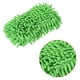 thumbnail image 5 of Guantes de limpieza de microfibra chenille Uxcell, esponja de lavado, mitón, verde, 5 of 5