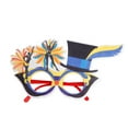 thumbnail image 1 of Marco de anteojos de plumas de colores Toystoory DIY Color brillante fiestas temáticas de carnaval, 1 of 6