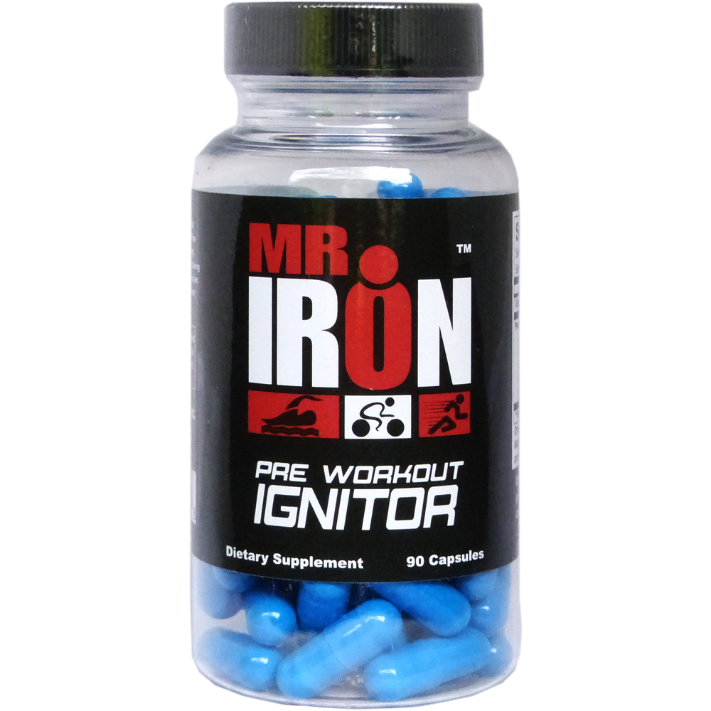 Mr IRON Pre Workout Ignitor 90 Capsules Best Preworkout Energy