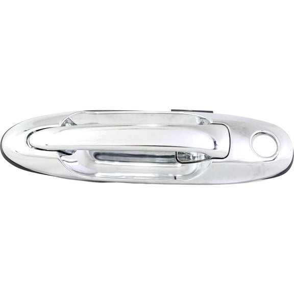 Exterior Door Handle Compatible with 2004-2006 Toyota Tundra Front, Driver Side Chrome