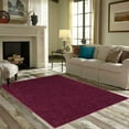 thumbnail image 2 of Ambiant Saturn Collection Pet Friendly Area Rugs Cranberry - 12' Hexagon, 2 of 4