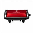 thumbnail image 1 of Panini Grill Hamilton Beach Antiadherente Ajustable de 2 Rebanadas 25462MN Roja, 1 of 6