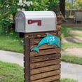thumbnail image 6 of Designocracy MA985193-18 18 in. Dolphin Coastal Wooden House Number Sign Decor, 6 of 8