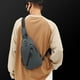 thumbnail image 4 of Fiudx Bolso Bandolera para Hombre, Moderno Diseño con Puerto Usb, Tejido Ligero y Resistente, Cremallera Antirrobo, Correa Acolchada Ajustable, Multiusos para Viajes Al Aire Libre, Gimnasio, Negocios, 4 of 4