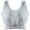 Gray, variant on Tbopshirt Wirefree Bras for Women Plus Size,Women Bras Women's Underwear Thin No Steel Breathable Bra