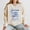 Ivory, variant on Sardines Social Club - Women's Lightweight Garment Dyed Sweatshirt