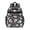 Skull and Flower-1, variant on Skull and Bird Gothic Pattern Backpack for School, Cute School Bag with Adjustable Shoulder Straps and Padded Back, 15.25"x11.5"x5.25"