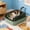 Green, variant on Pet Litter Box for Cat Open,Large Capacity Anti-Splash Shovel Cats Toilet Pet Sandbox Kitten Tray Bedpan Cleaning Basin Supplies