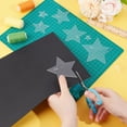 thumbnail image 3 of 8 Pcs Acrylic Sashiko Stencils 8 Sizes Star Stencils Star Quilting Template Embroidery Tool Drawing Star Stencils for Painting Hand Quilting and Embroidery for DIY, 3 of 6