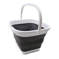 thumbnail image 1 of SAMMART 11L (2.9 Gallon) Collapsible Rectangular Handy Bucket (1, White/Grey), 1 of 5