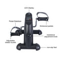 Mini Exercise Bike for Legs and Arm Pedal Stationary, Under Desk