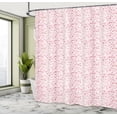 thumbnail image 4 of Ambesonne Spring Shower Curtain, Romantic Doodle Flowers Art, 69"Wx75"L, Pink Ivory, 4 of 4