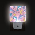 thumbnail image 3 of Dolphins Moon Stars Palm Trees LED Night Light with Smart Sensor Plug Into Wall Dusk to Dawn 2 packs, 3 of 7