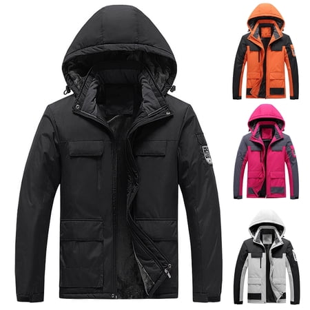 Joernso Women Winter Waterproof Ski Warm Snow Coat Windbreaker Hooded Raincoat Jacket