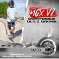 thumbnail image 6 of Madd Gear Kick Extreme Pro Stunt Scooter for Ages 8 + Strong Aluminum 5" Wide Lightweight Deck - Designed for Skatepark Use, 6 of 12