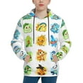 thumbnail image 2 of Piplup Youth Cartoon Hoodie Fashion Long Sleeve Kids Pullover Coat Casual Hoody Hooded Sweatshirts for Boys Girls, 2 of 8