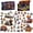 Halloween B, variant on 31-Day Halloween Advent Calendar 2026, 6in Haunted House Building Blocks Set for Adults Teens
