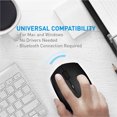thumbnail image 7 of Macally Wireless Bluetooth Mouse - Long Lasting Rechargeable Mouse, Easy Cordless Travel - Compatible with BT Devices: Apple Mac MacBook Pro Air Laptop, Windows Desktop PC- Black(BTEZMOUSEBATB), 7 of 7
