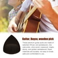 thumbnail image 2 of Guitar Picks Delicate String Instrument Tool Fitting Comfortale Study Wooden Bass Attachment Playing Tools Wood Pick for Guitars Type 2, 2 of 7