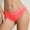Red, variant on uublik High Waisted Panties for Women High Waist Breathable Briefs Soft Underpants Ladies Stretch Panties Womens Seamless Underwear Blue