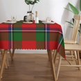 thumbnail image 3 of Rectangle Table Cloth, Sinclair Scottish Plaid Printed Tartan Resistant Washable Tablecloth Decorative Table Cover for Dining, Indoor and Outdoor, 3 of 6