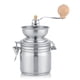 thumbnail image 1 of Molinillo de Café Manual, Mini Molino de Café Industrial Amoladora Portable del Acero Inoxidable (Plateado) EOTVIA No, 1 of 3