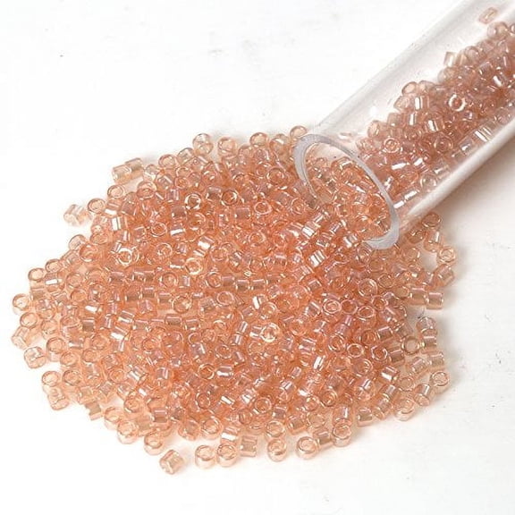 Miyuki Delica Seed Bead 11/0 Glazed Luster Pink Transparent