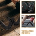 thumbnail image 4 of BESTYASH 4Pcs Barbell Mount Barbell Stand Wall PP Black for All Users Gym Training, 4 of 8