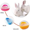 thumbnail image 3 of Toilette Lapin Bac à Litière, Petit Animal Coin Toilette Pot, Animal de Compagnie Litière Coin des Plateaux pour Lapin, Hámster (Rosa), 3 of 5