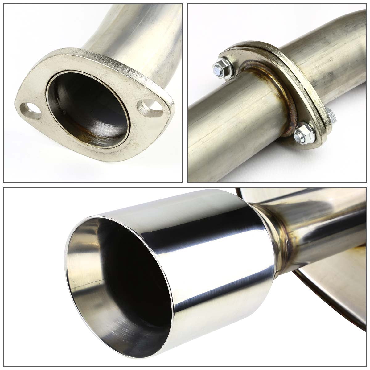 DNA Motoring For 09-14 Nissan Maxima A35 VQ35 Stainless Steel Cat-Back Exhaust Muffler System