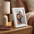 thumbnail image 5 of Unique Bargains MDF Wood Cute Wavy Picture Frame White 5" x 7", 5 of 6