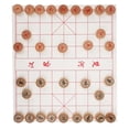thumbnail image 2 of ANGGREK Travel Games Set,Chinese Chess Set Beechwood Xiangqi Travel Board Games Set With Leather Chessboard,Chinese Chess Set, 2 of 8