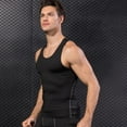 thumbnail image 3 of 3 Pack Workout Tank Tops for Men Compression Athletic Vest Quick Dry Stretchy Gym Muscle Tees Running Muscle Tank Exercise Gym Tops Athletic Shirts, 3 of 8