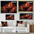 thumbnail image 4 of Designart "Selfie with Crayfish II" Animals Wall Art Living Room, 4 of 5