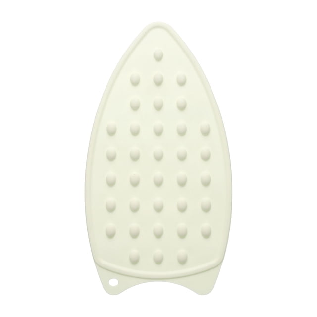 Almohadilla para Hierro de Silicona Uxcell, Alfombrilla Resistente al Calor para Planchar, Placa para Descanso de Hierro, Crema
