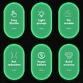 thumbnail image 3 of 8pcs Fitness Abdominal Patch Training Device Electric Muscle Stimulator Home Trainer Equipment, 3 of 7