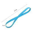 thumbnail image 5 of Elastic Headband Solid Color Running Sweatband Fitness Hair Ties for Yoga Sports Gym, 5 of 7