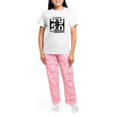 thumbnail image 4 of CafePress - 50Th Birthday Oldometer Pajamas - Women's Short Sleeve Print T-Shirt and Pants Light Cotton Pajama Set, 4 of 7