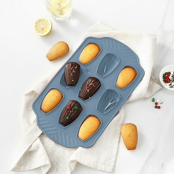 TIMIFIS Handheld Hairdryer Chocolate Cake Moulds 9 Cakes Chocolate Biscuits Moulds Baking Moulds Non Stick Tray High Temperature Baking Kitchen Easy to Use Apartment Essentials