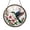 Acrylic 3.5 Inch, variant on Floral Hummingbird Art Glass Style Decorative Window Hanging