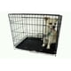 thumbnail image 2 of Jaula para perros YML plegable y ligera de 24 pulgadas con bandeja negra, 2 of 2