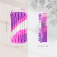 thumbnail image 7 of Unique Bargains 2 in 1 Body Brush Hair Scalp Massager Silicone Body Scrubber Camouflage Purple, 7 of 7