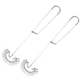 thumbnail image 3 of 2pcs Stainless Steel Hand Whisks Spring Coil Egg Beater Multifunction Milk Blender Kitchen Gadget, 3 of 5