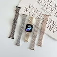 thumbnail image 2 of Dwitch Fashion Metal Band Compatible with Apple Watch Band 42mm/44mm/45mm/46mm/49mm, Full Sparking Luxury Diamond Band, Cute Shiny Charming Strap for iWatch Ultra SE Series 10/9/8/7/6/5/4,Gold, 2 of 8