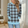 thumbnail image 2 of WRKEKC Hoodies for Women Casual Printed Loose Leisure Long Sleeve Pocket Hooded Sweatshirt Top for Daily Casual Relaxed Outfit, 2 of 6