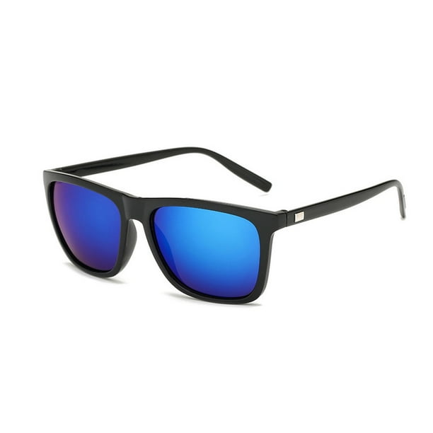 Lentes de sol de moda para hombre, coloridos lentes de sol reflectantes de mercurio, Net Celebrity Street gafas de sol (COD)