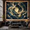 thumbnail image 6 of Golden Moon and Cosmic Portal Tapestry, 6 of 7